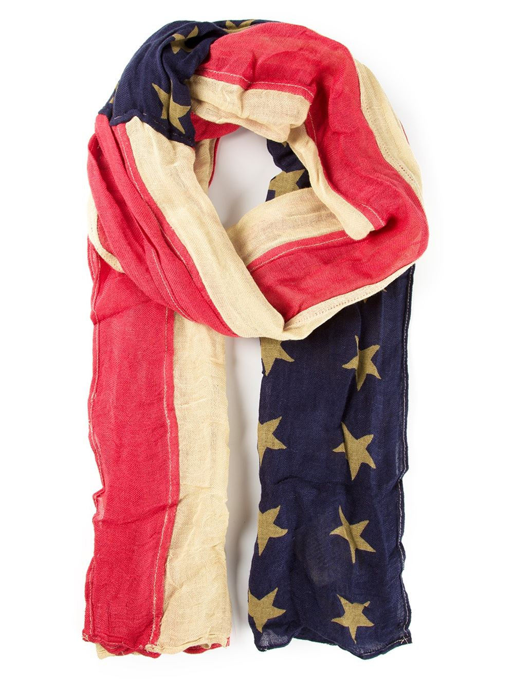 ralph lauren flag scarf