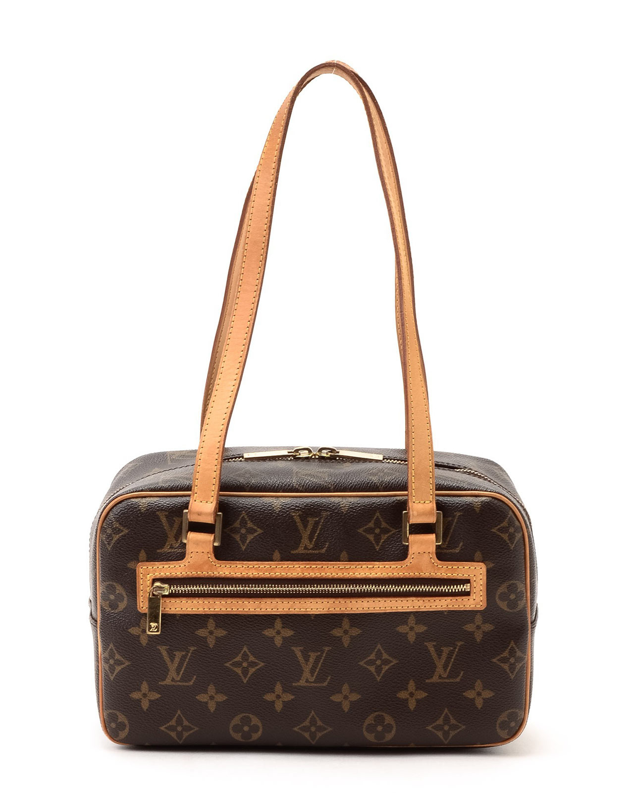 Lyst - Louis Vuitton Cite Mm Shoulder Bag in Brown