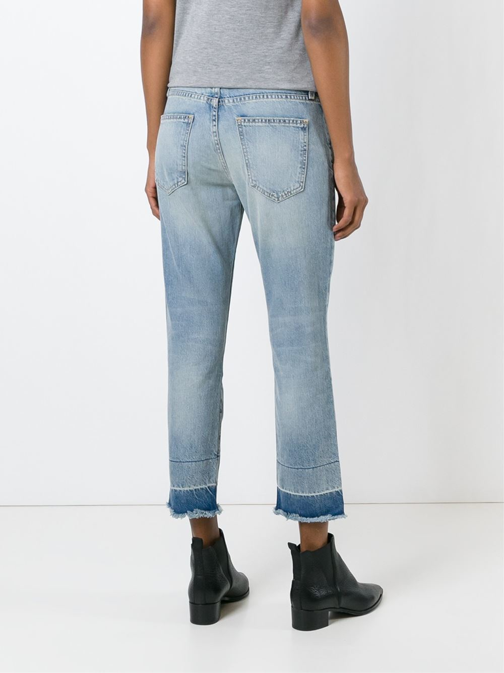 frayed jeans