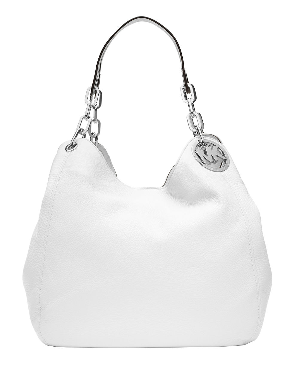 Lyst - Michael michael kors Fulton Leather Large Tote Bag in White