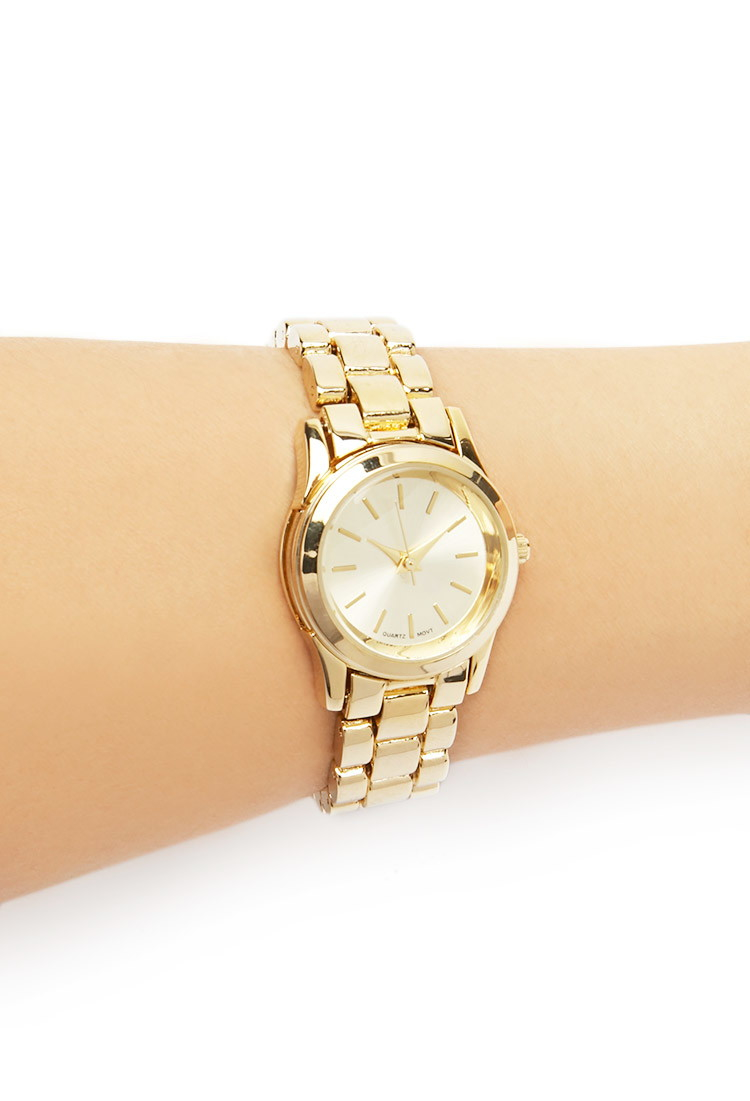 Lyst Forever 21 Og Bracelet Watch In Metallic Gallery