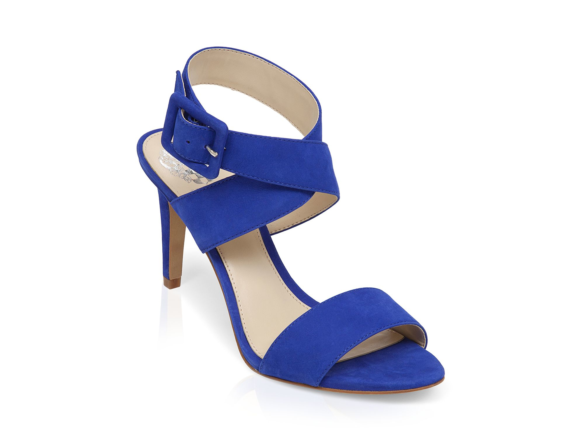 Lyst - Vince Camuto Open Toe Sandals - Casara High Heel in Blue