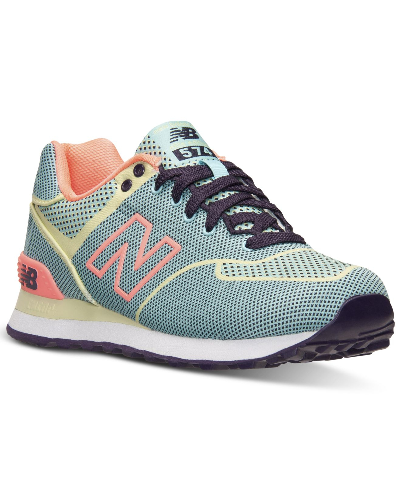 new balance 574 woven logo