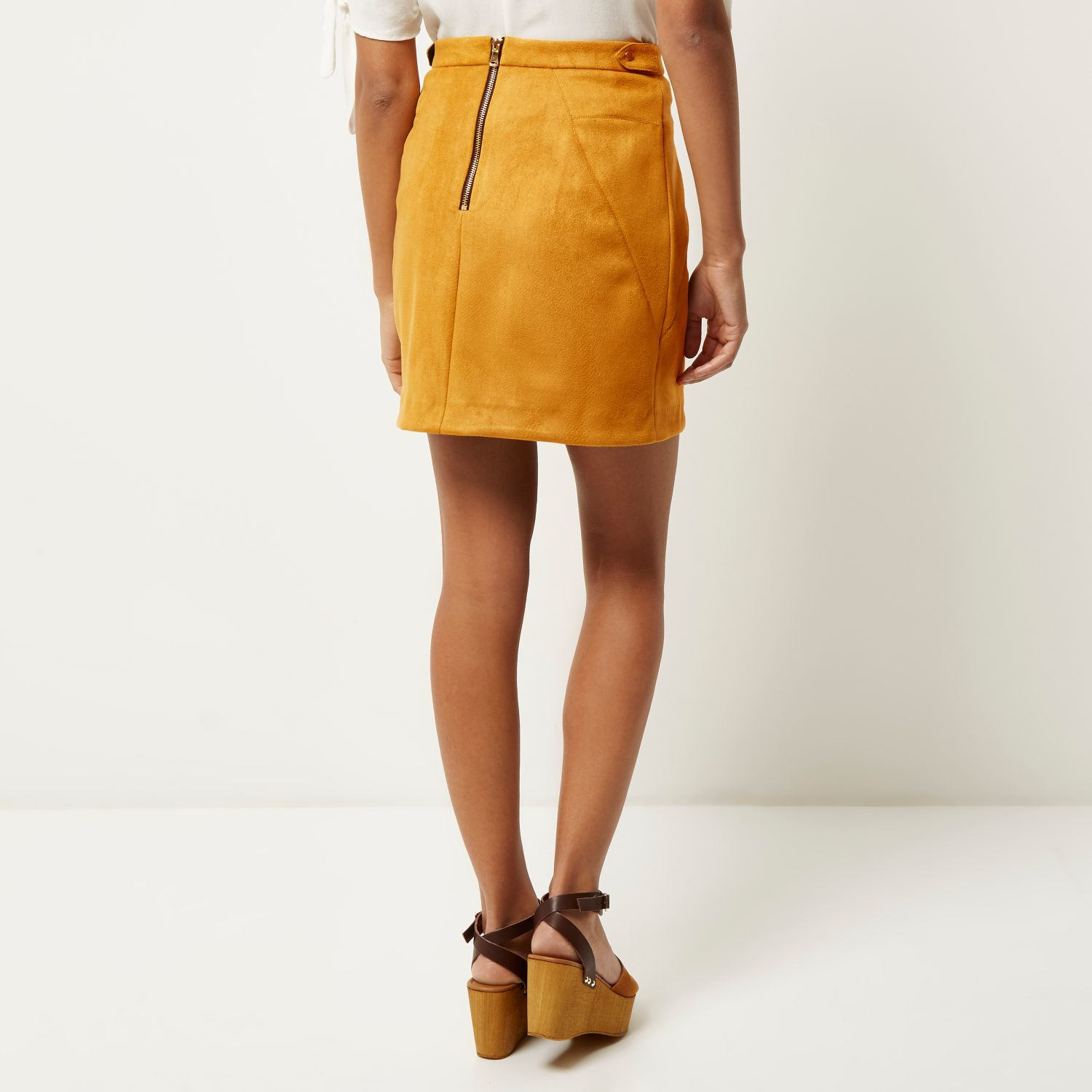 mustard dress river island