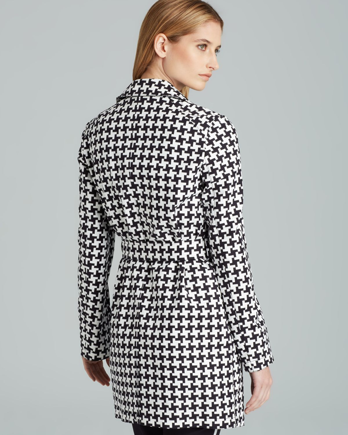 Houndstooth Trench Coat Outerwear Man Zara United States Gallery