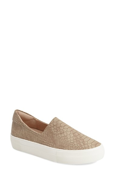 J/slides Ariana Platform Sneakers in Brown | Lyst