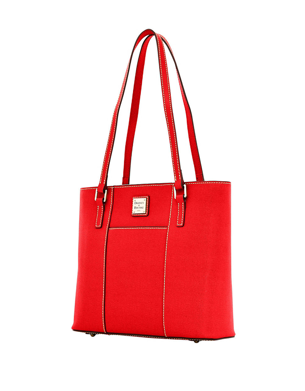 dooney and bourke red leather tote