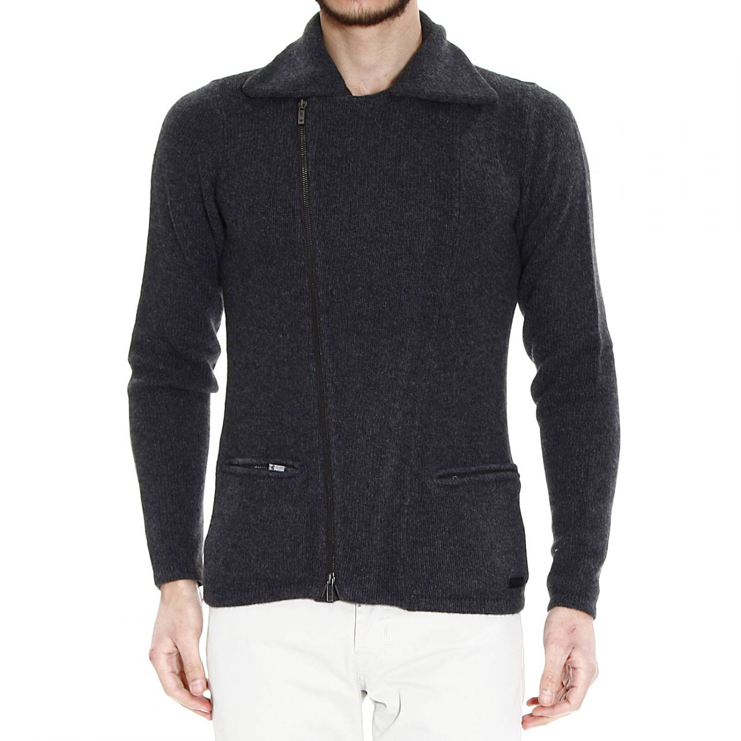 Lyst - Giorgio Armani Sweater Man in Gray for Men