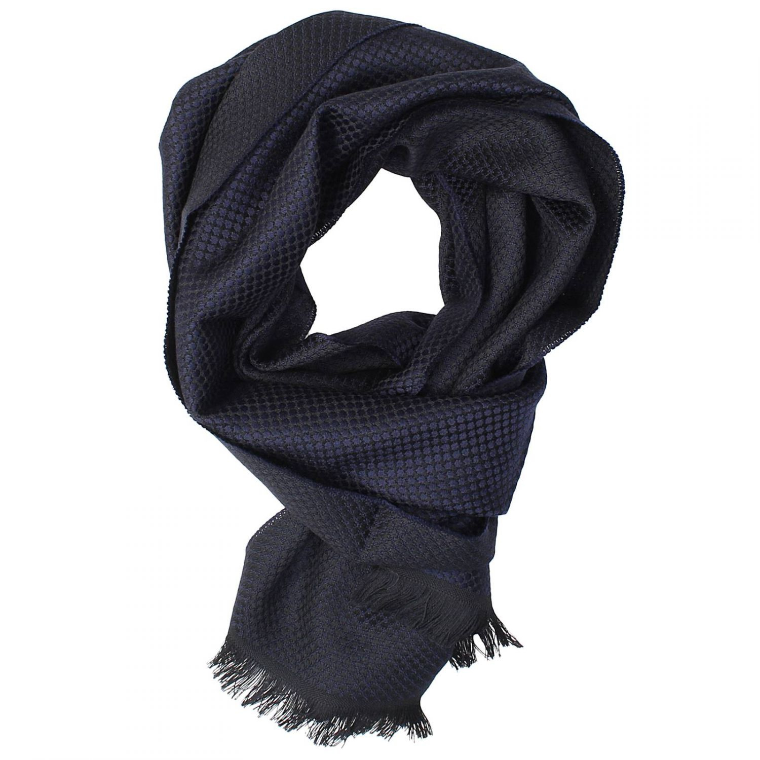 Giorgio armani Scarf Man in Blue for Men | Lyst