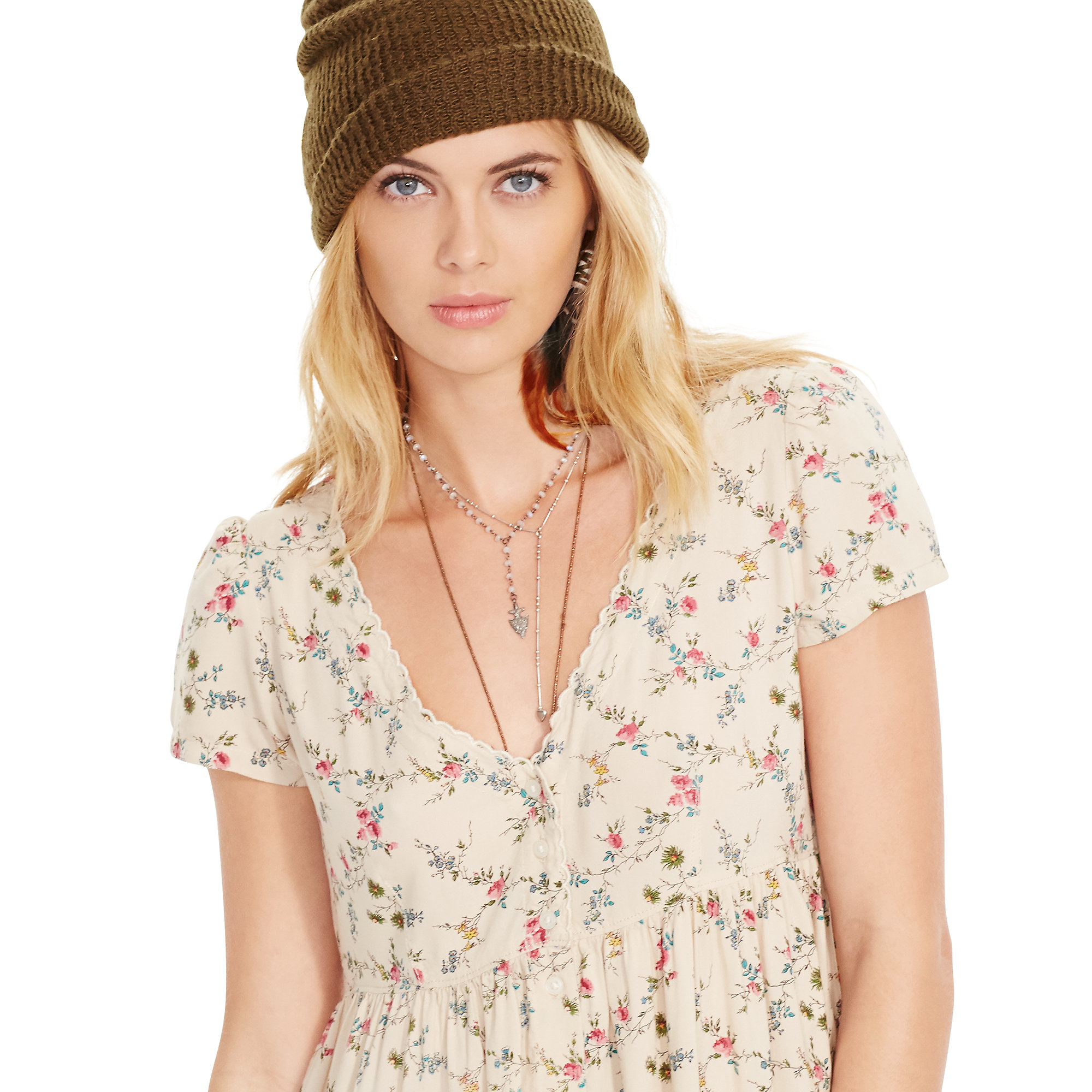 Lyst Denim Supply  Ralph Lauren Floral Button front Dress 