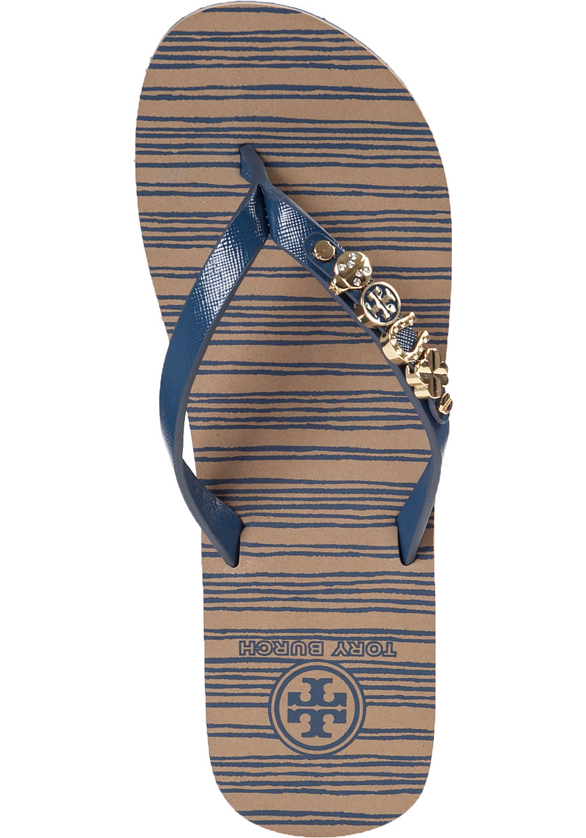 tory burch flat flip flops