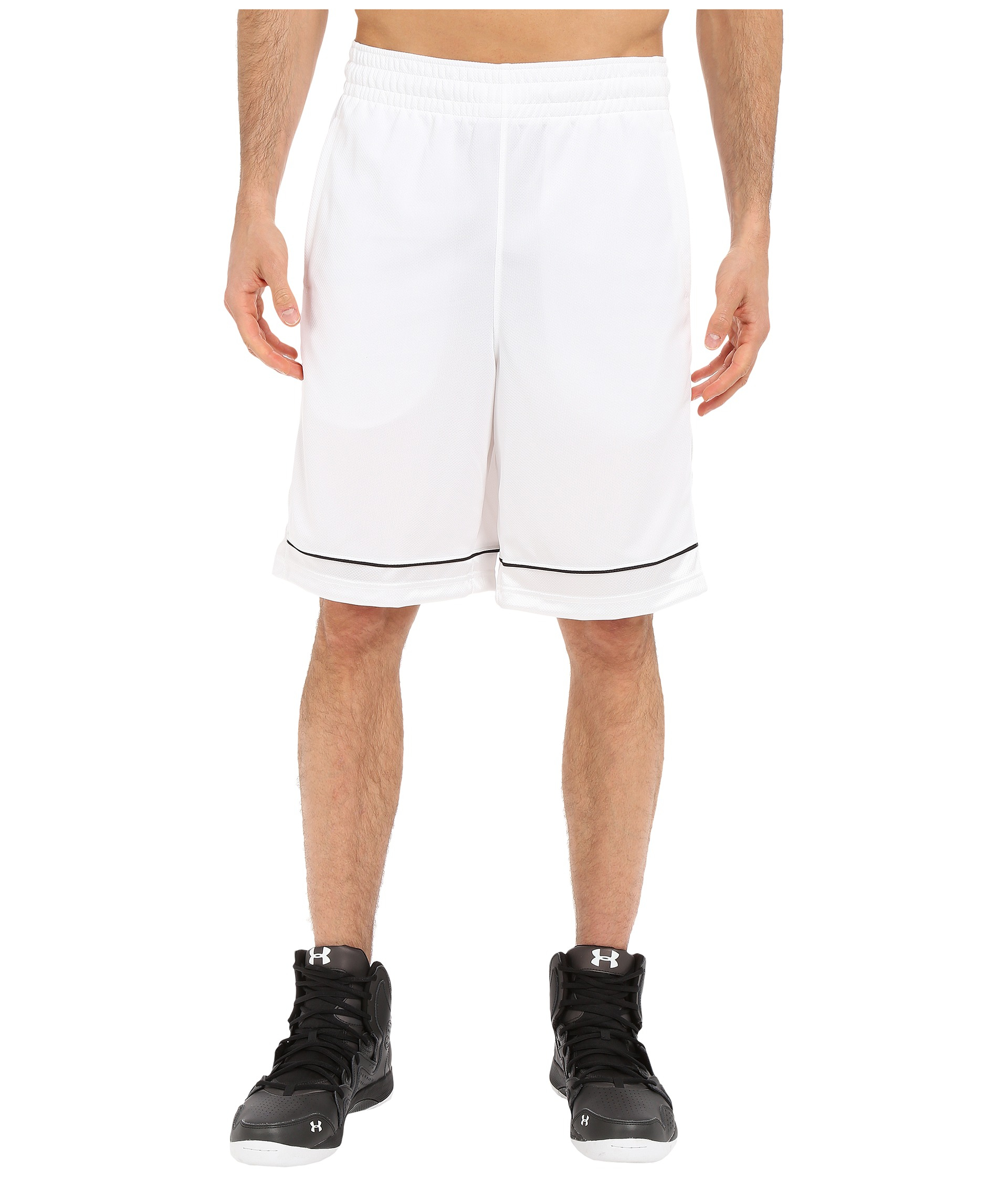 Lyst - Under armour Ua Baseline Basketball Shorts in White for Men