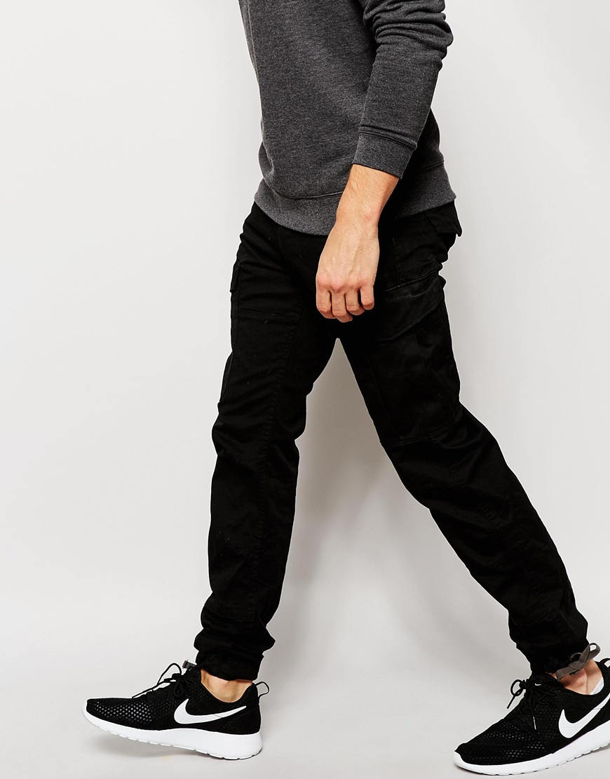 g star black cargo pants