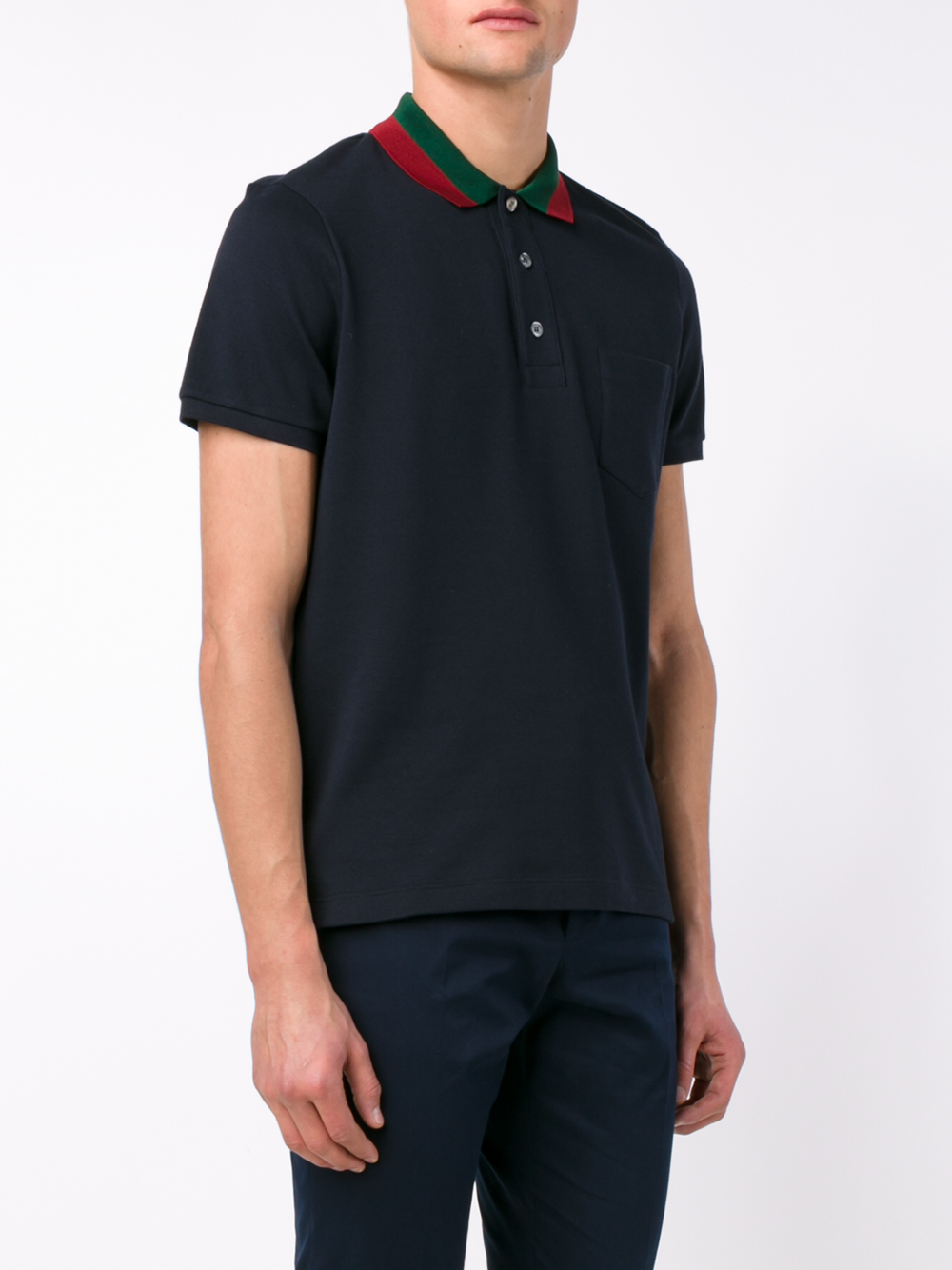 gucci collar polo