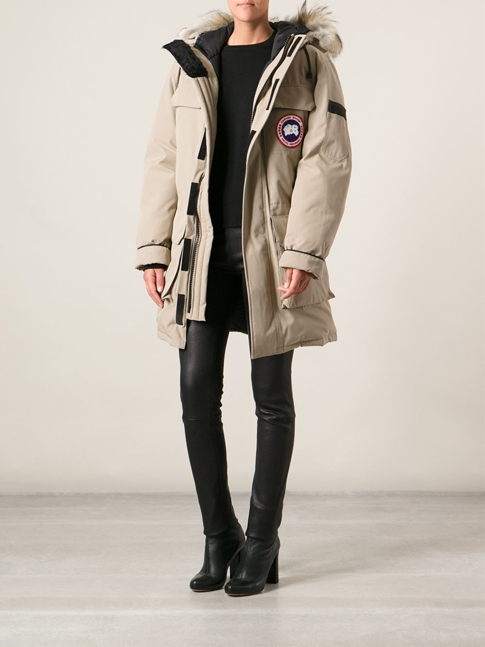 parka canada goose beige parka canada goose beige