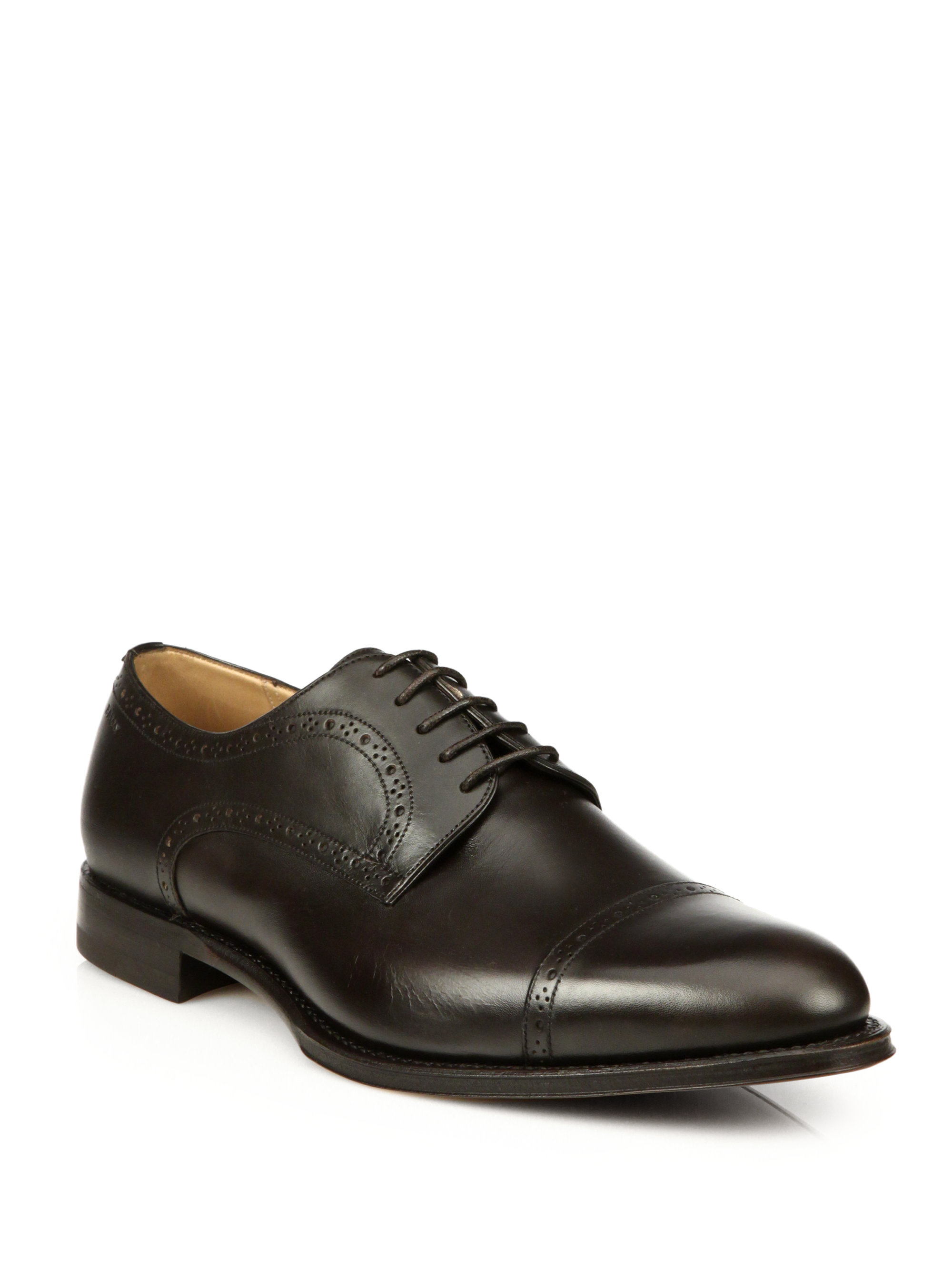 Bally Givan Leather Derby Shoes in Brown for Men | Lyst