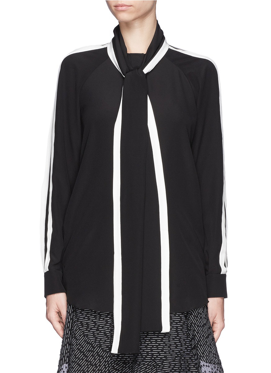 black tie blouses