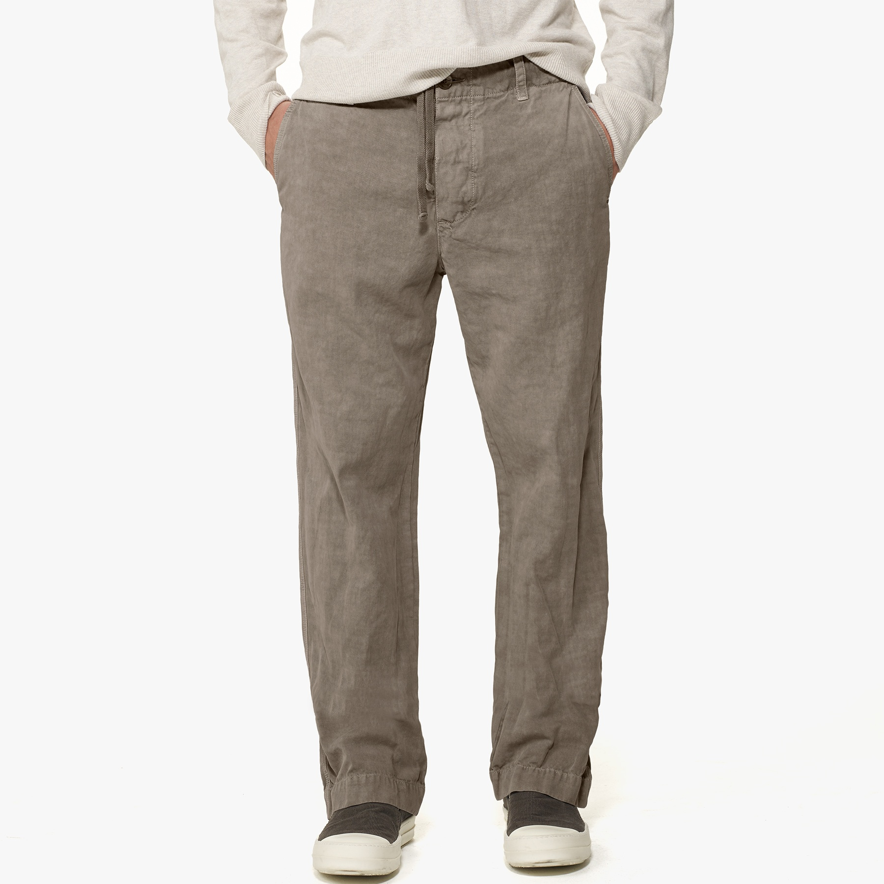 Lyst - James perse Cotton Linen Utility Pant in Gray for Men