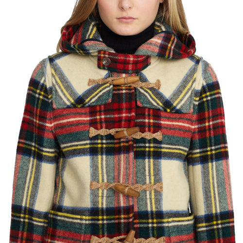 Lyst Polo Ralph Lauren Plaid Wool Duffel Coat
