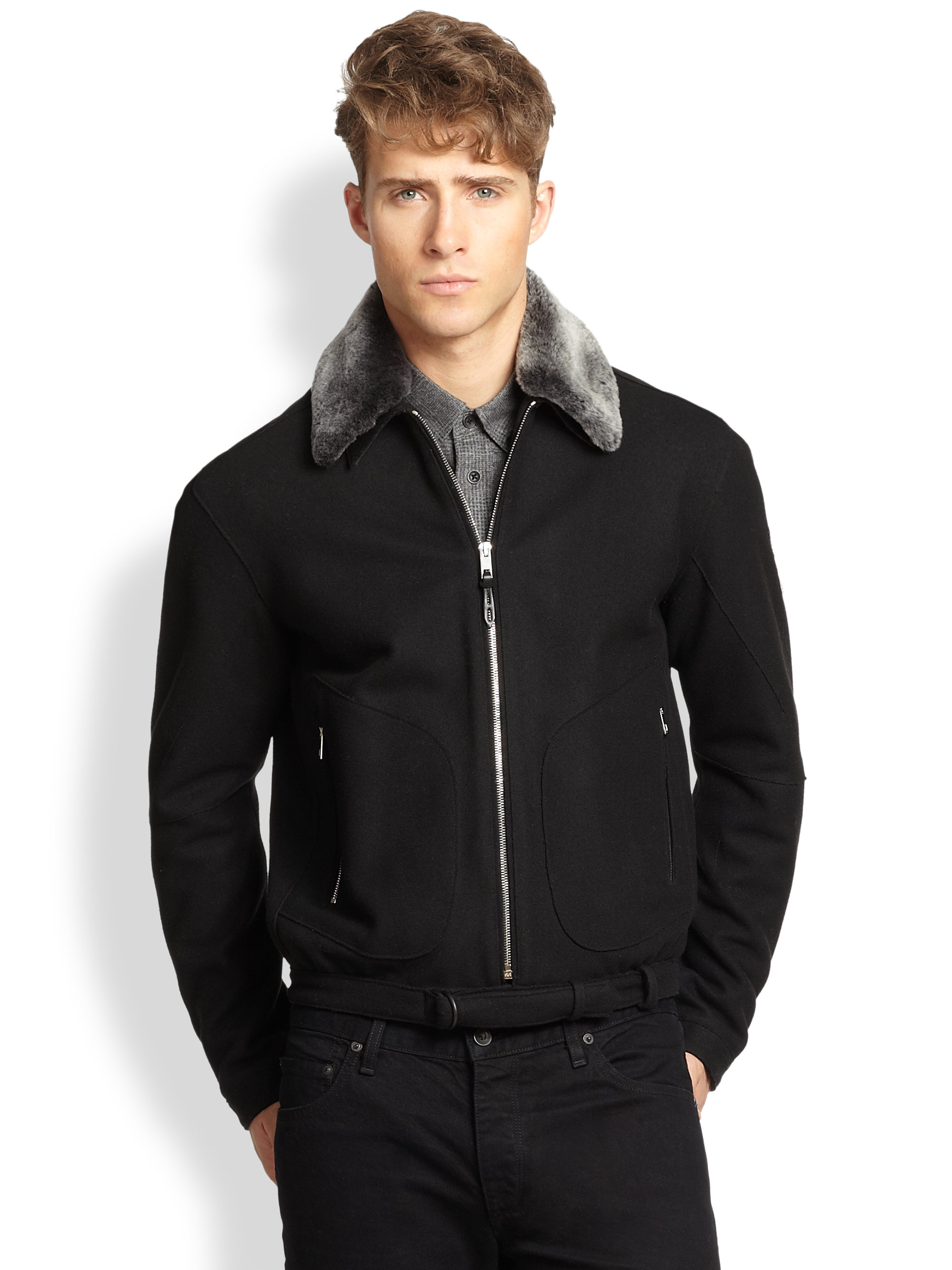 Rag & Bone Kingsley Stretch-Wool Jacket in Black for Men | Lyst