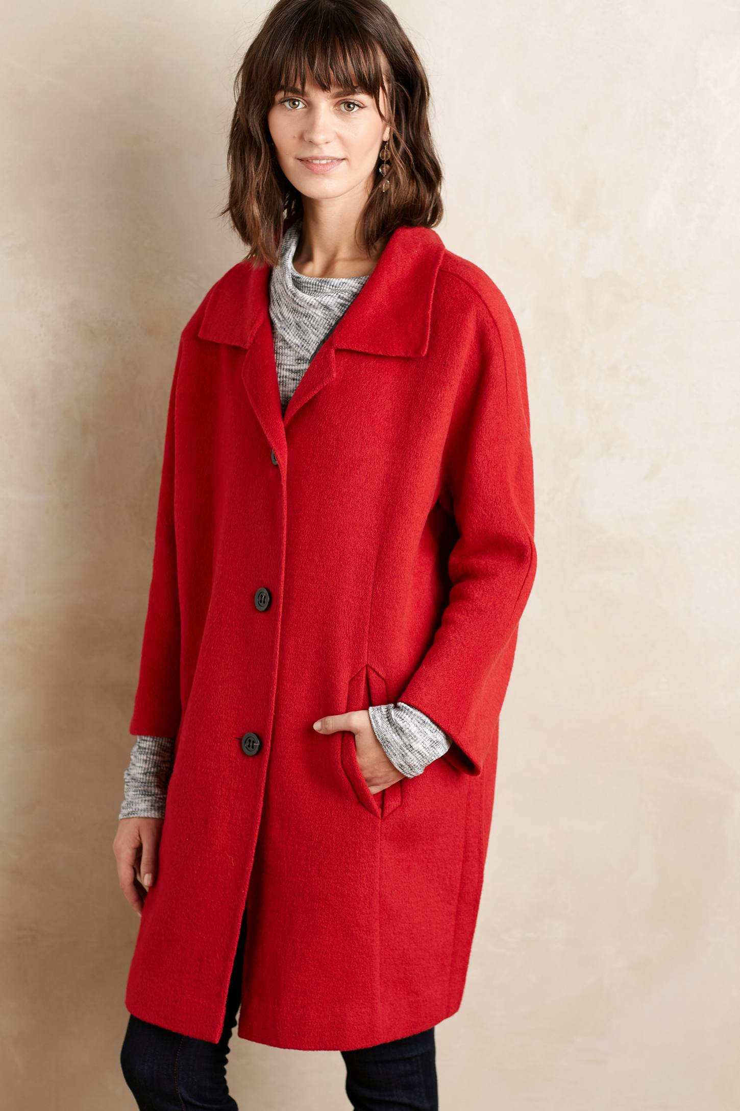 Lyst - Elevenses Brienne Coat in Red