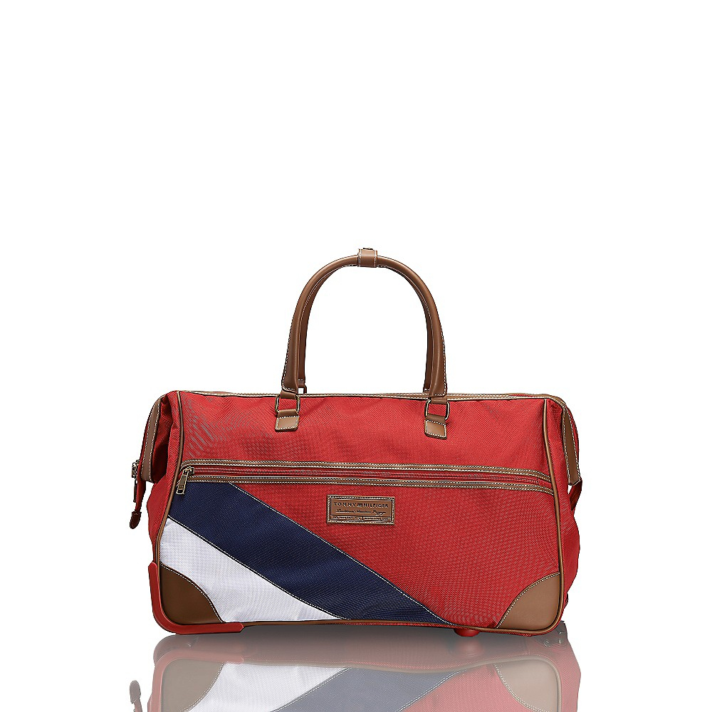 Tommy hilfiger Monterey Social 22 Wheeled Duffle in Red for Men Lyst