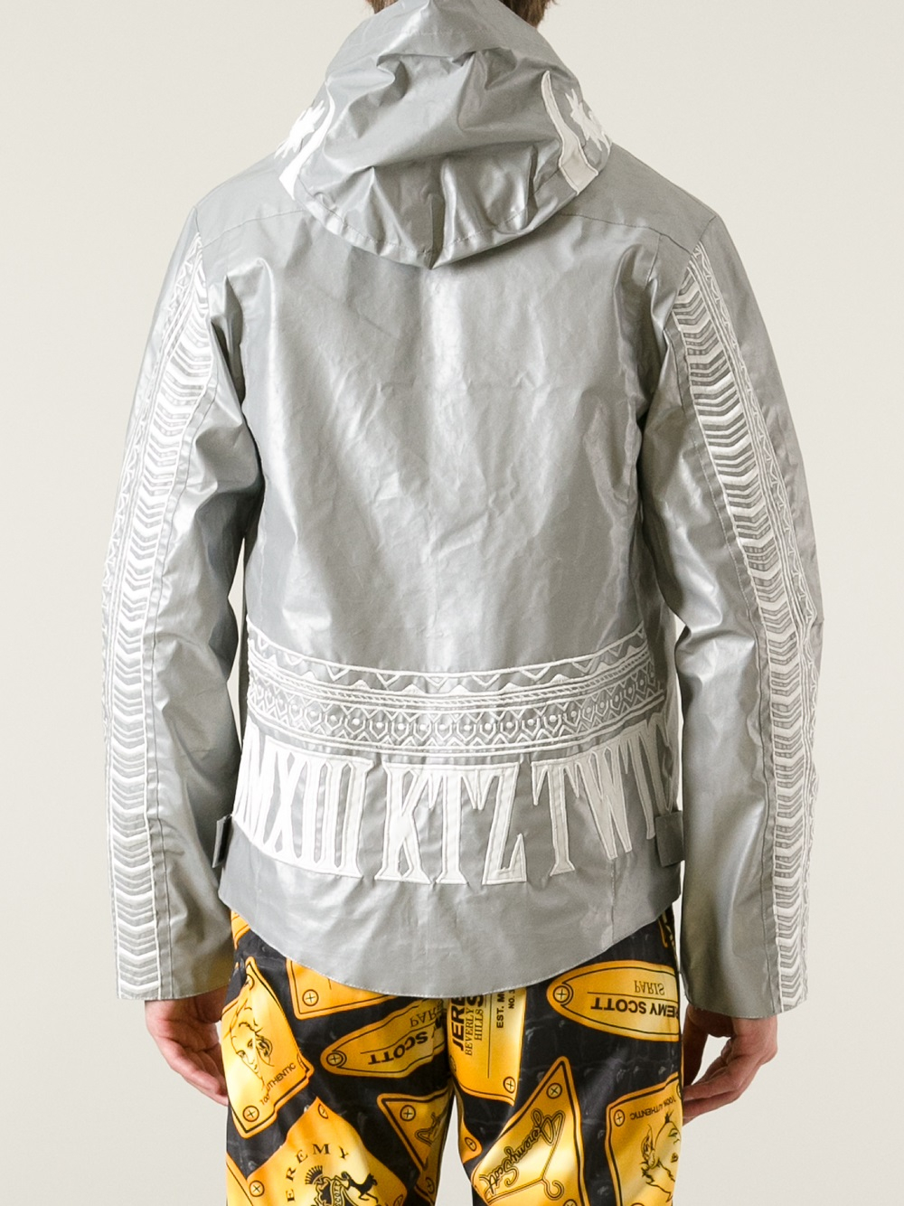 Lyst - Ktz Reflective Hooded Jacket in Metallic for Men