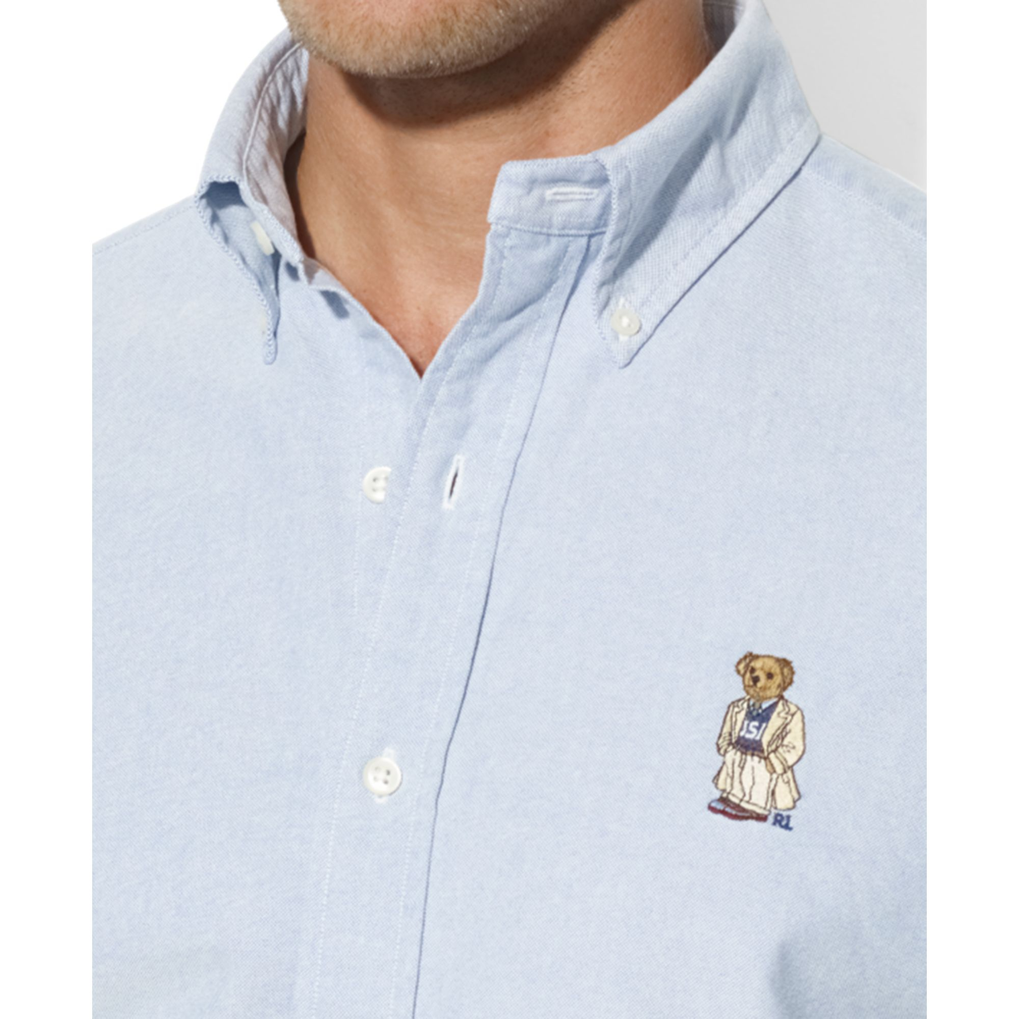 mens polo bear shirt