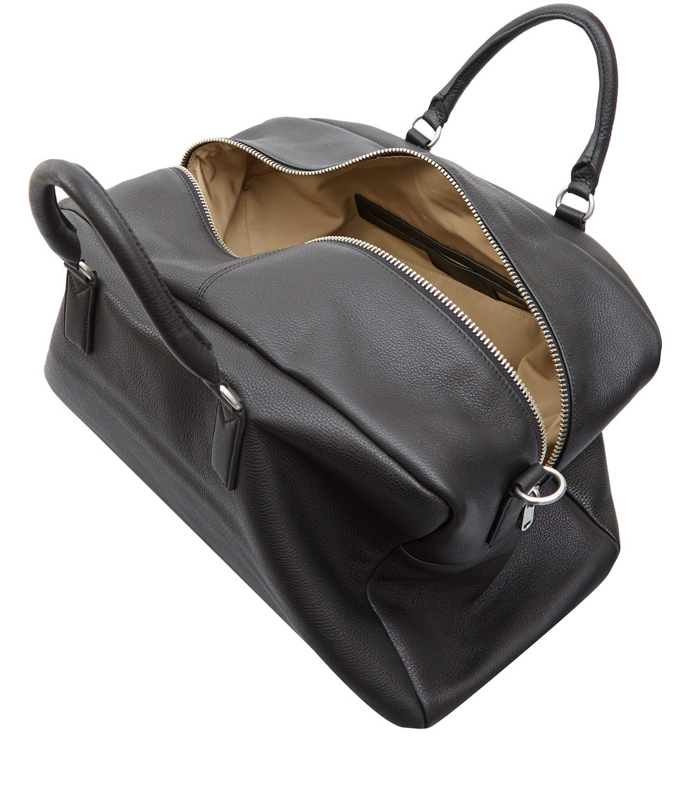 Lyst Marc By Jacobs Black Leather Weekender Bag In For Men Gallery Men S Weekend Bags