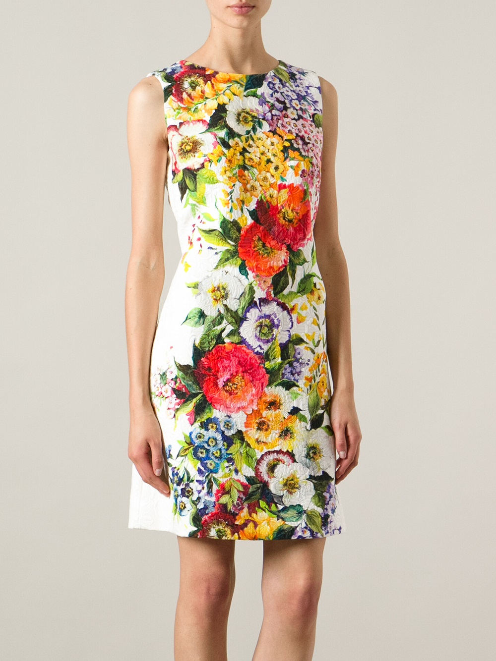 floral dress dolce and gabbana
