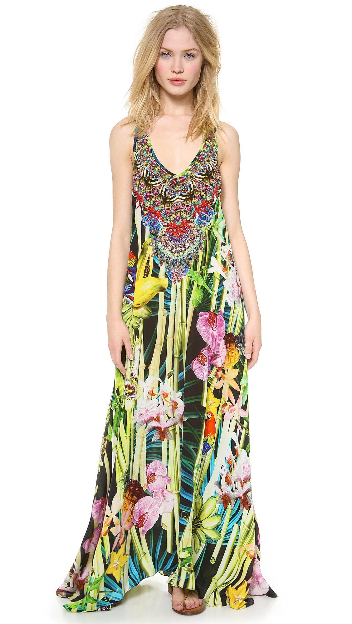 Lyst - Camilla Garden Of Eden Cover Up Dress in Green