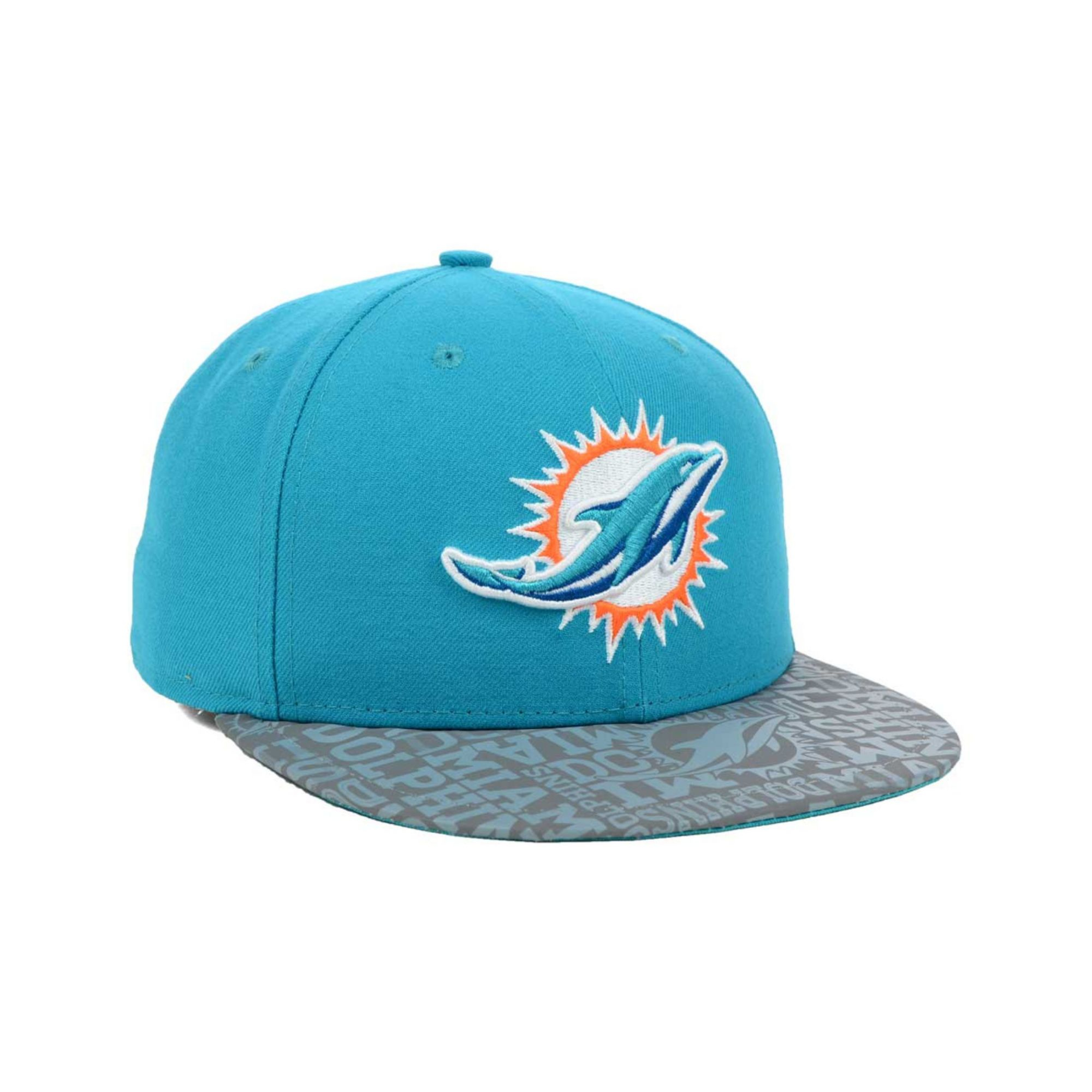 New era Miami Dolphins Nfl Draft 59fifty Cap in Blue for Men (Aqua/Gray