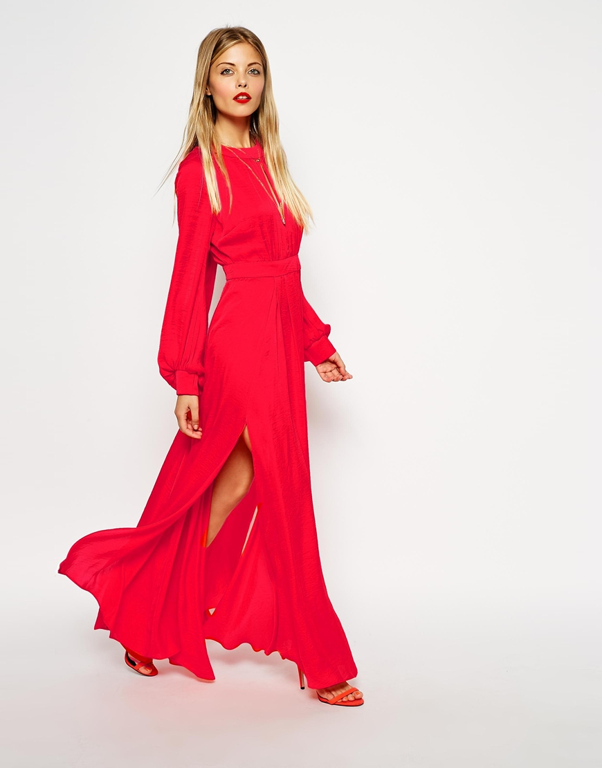 lyst asos kaftan pleated