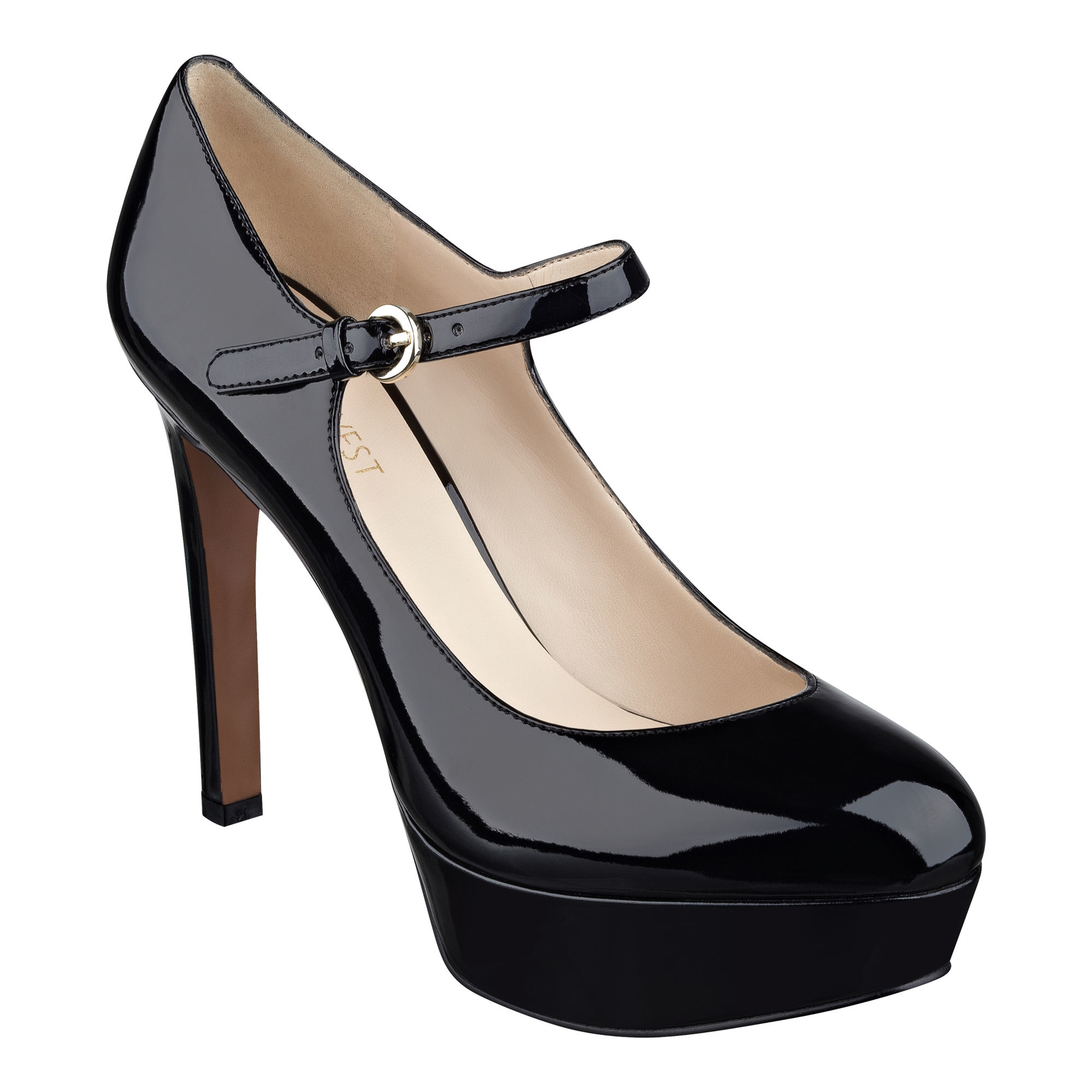 Nine west Dinah Platform Pumps in Black (JJC83A0_1) | Lyst