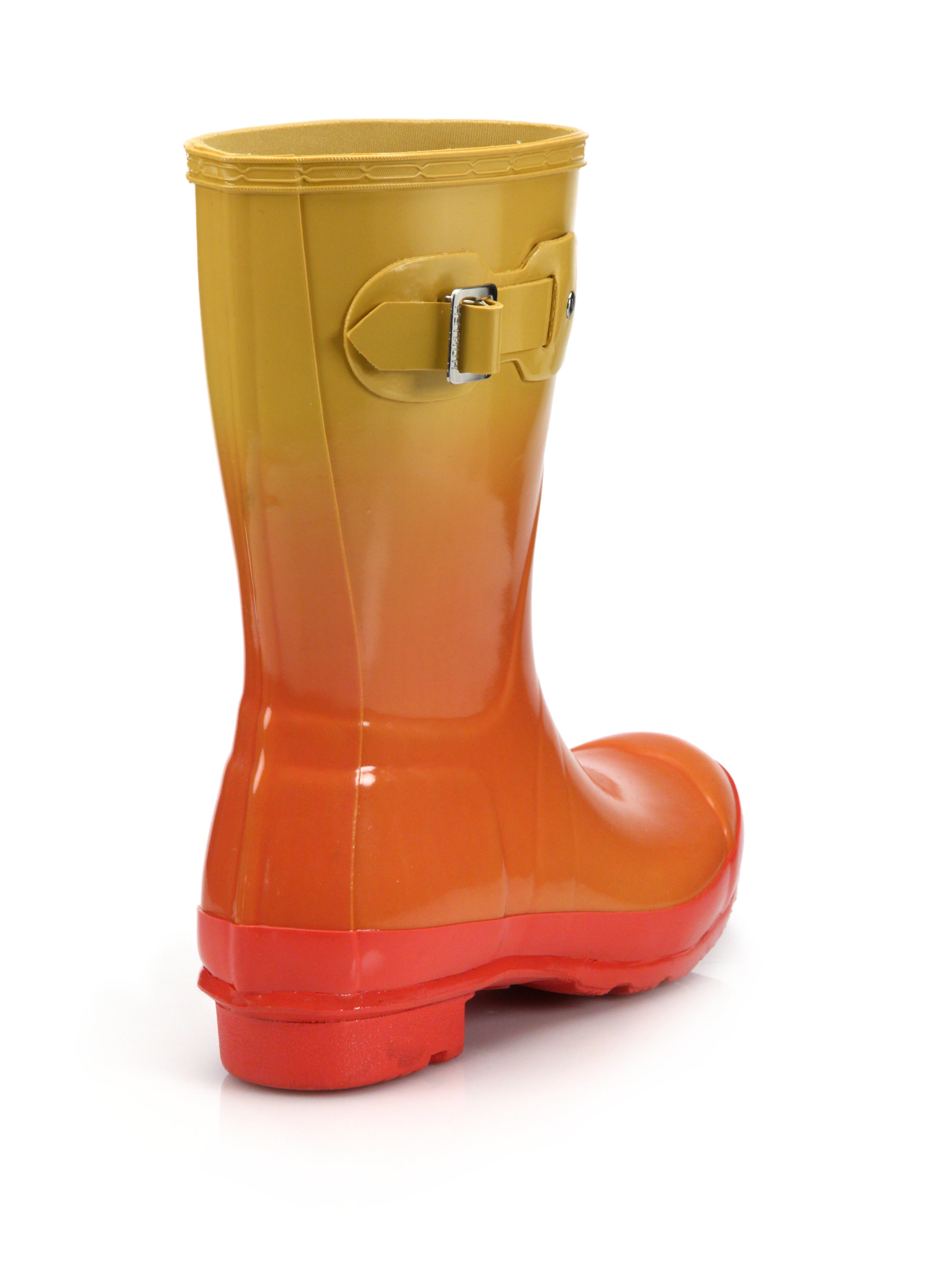 Lyst Hunter Original Color Haze Short Rain Boots in Orange