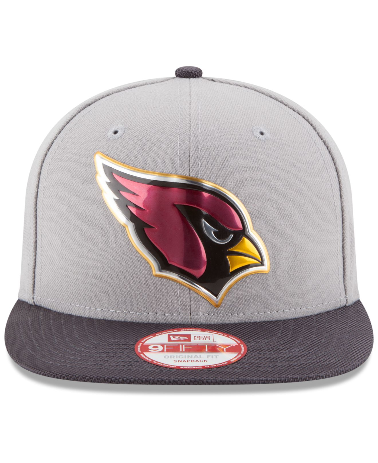 Lyst - Ktz Arizona Cardinals Gold Collection 9fifty Snapback Cap in ...