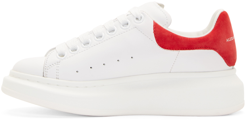 alexander mcqueen white platform sneakers
