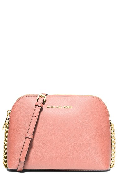 blush pink mk purse
