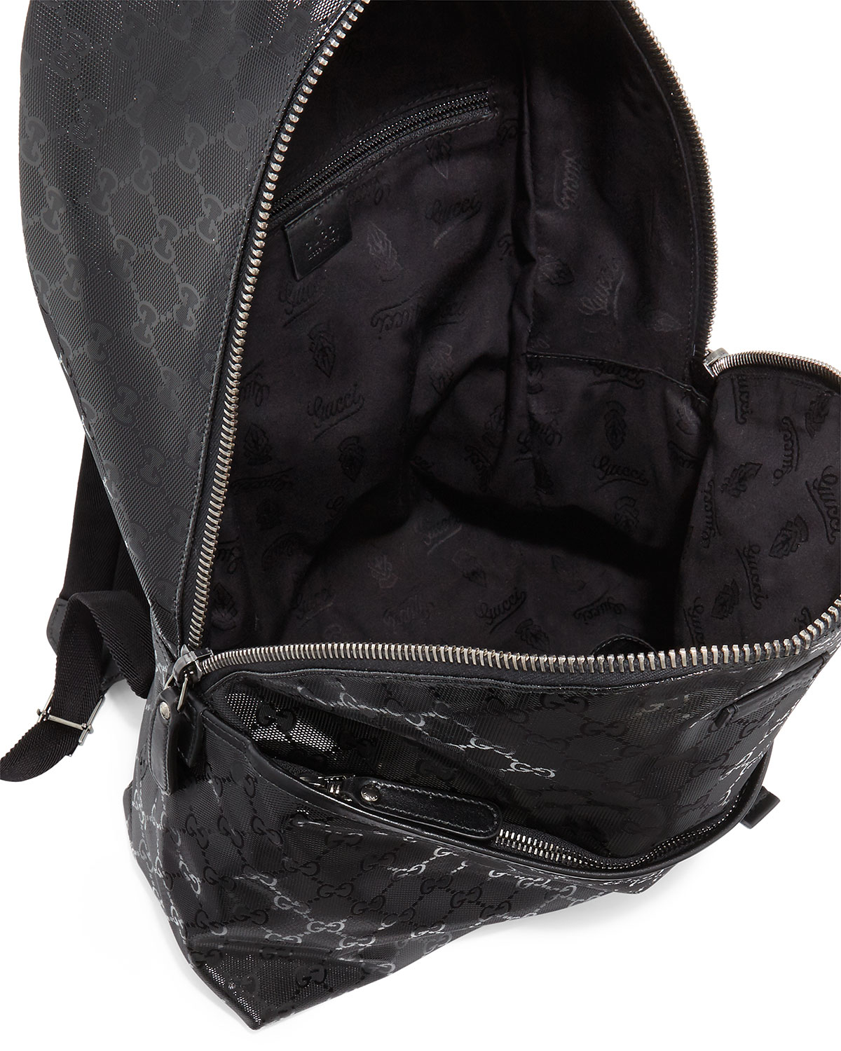 Lyst Gucci Men's Gg Imprime Backpack in Black for Men