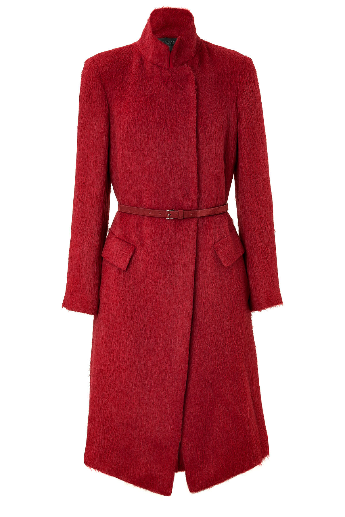 Donna Karan Alpaca-silk Coat - Red in Red - Lyst