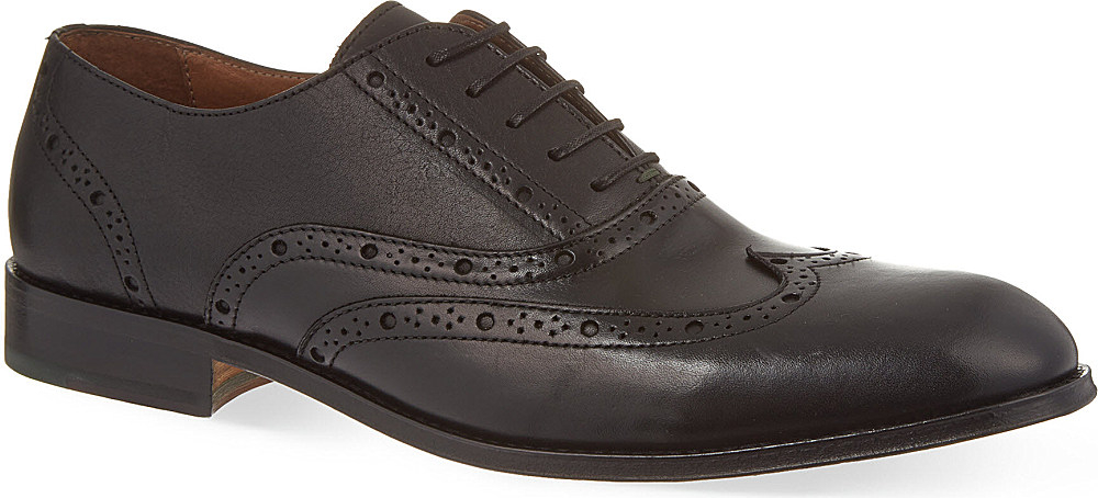 Black oxford brogues