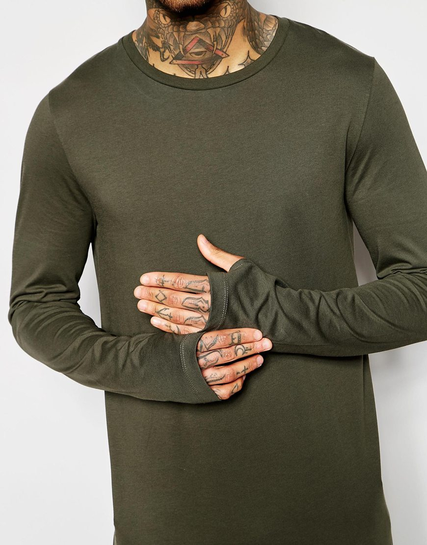 what are the thumb holes in shirts called