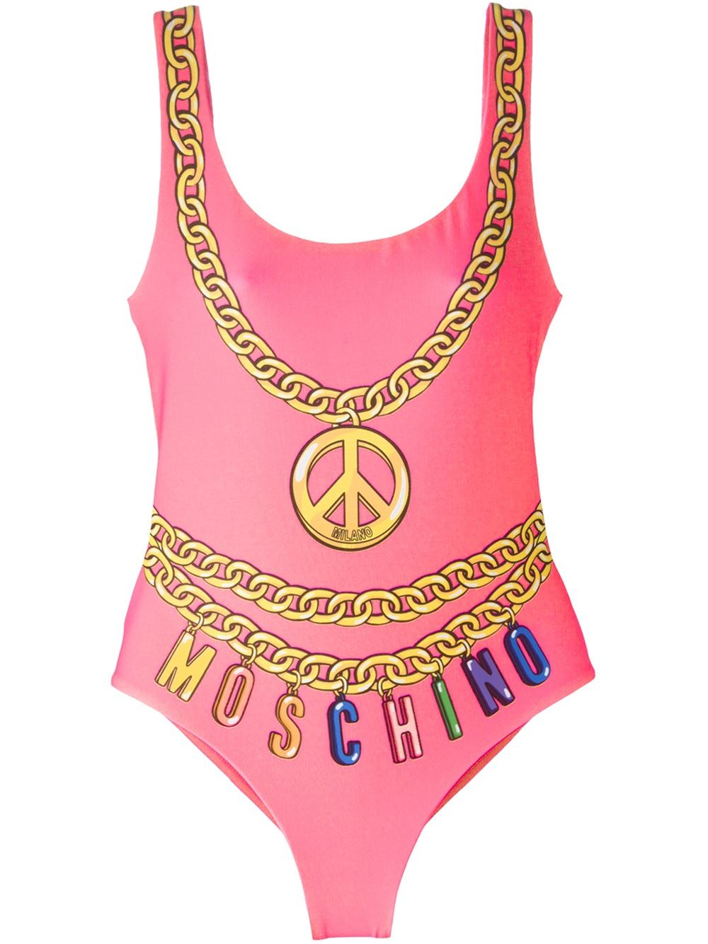 moschino bathing suit women's