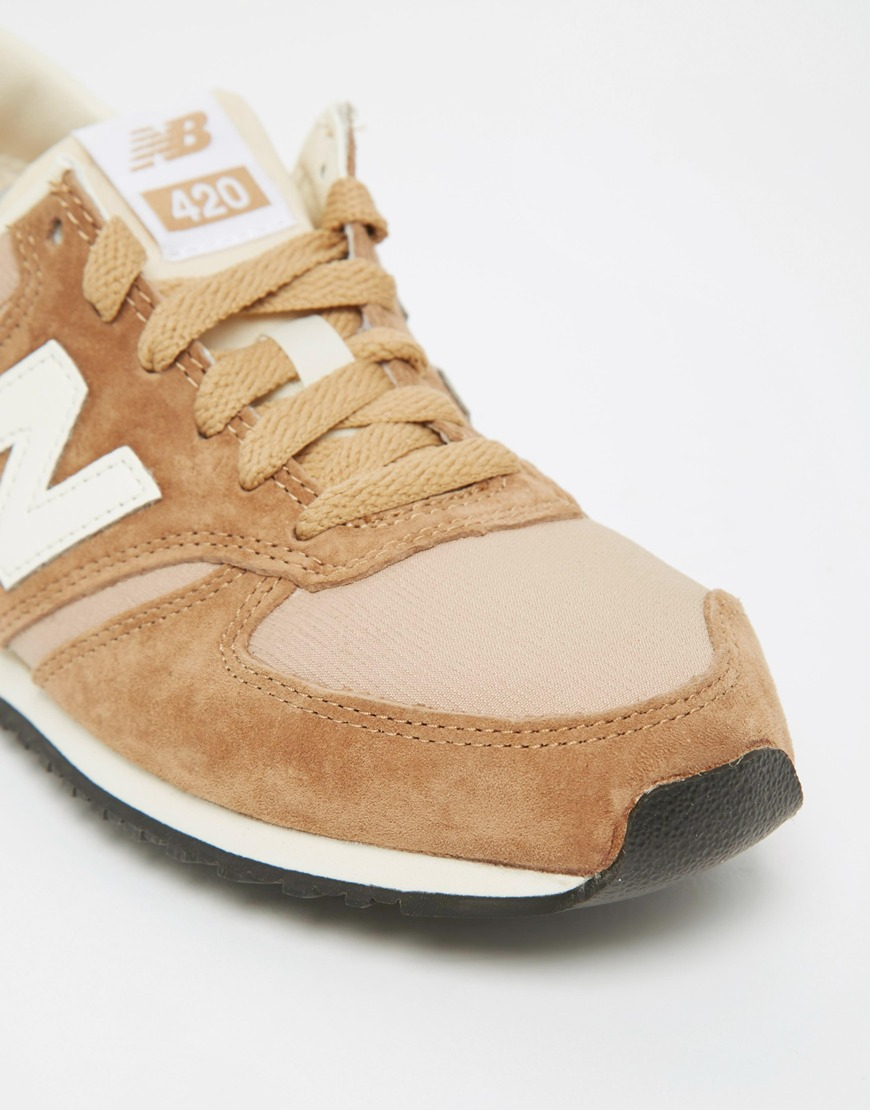 new balance 420 trainers in beige