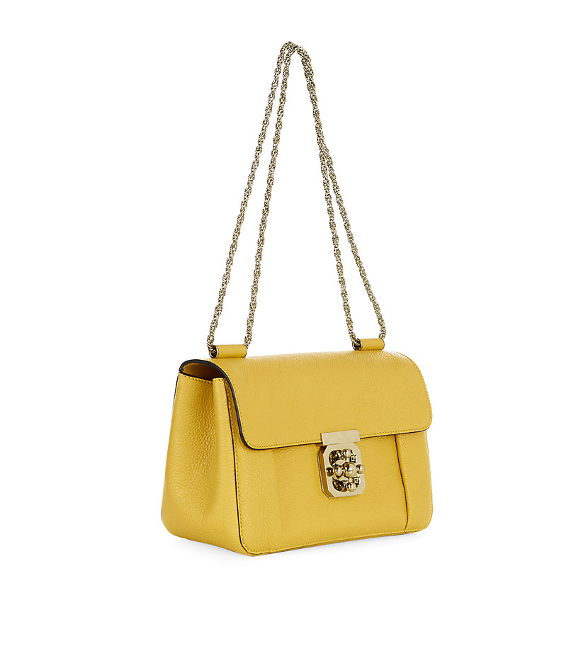 Chloé Medium Elsie Shoulder Bag in Yellow (Sunray Yellow) | Lyst