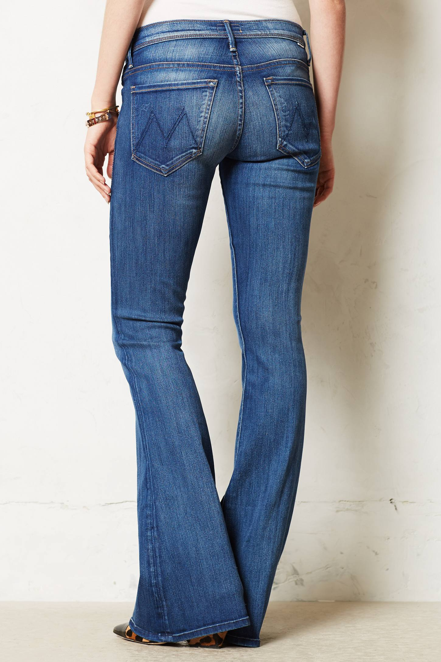 Mother Cruiser Flare Jeans in Blue | Lyst