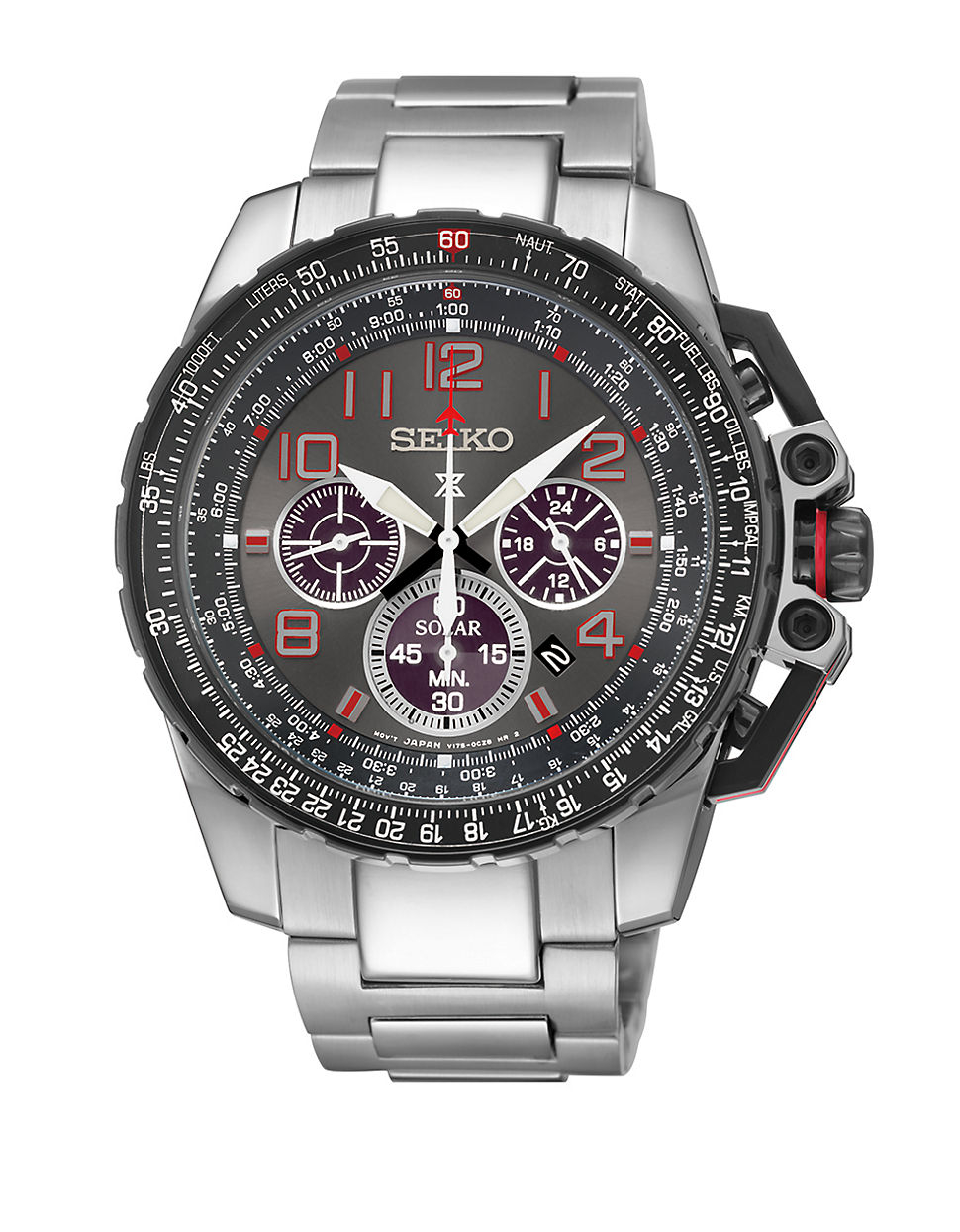 seiko pilot watch solar