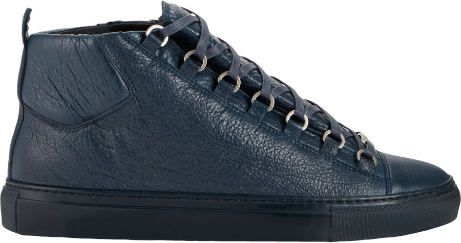 blue balenciaga arena sneakers balenciaga arena hightop sneakers in blue for lyst blue balenciaga arena sneakers balenciaga arena hightop sneakers in blue for lyst