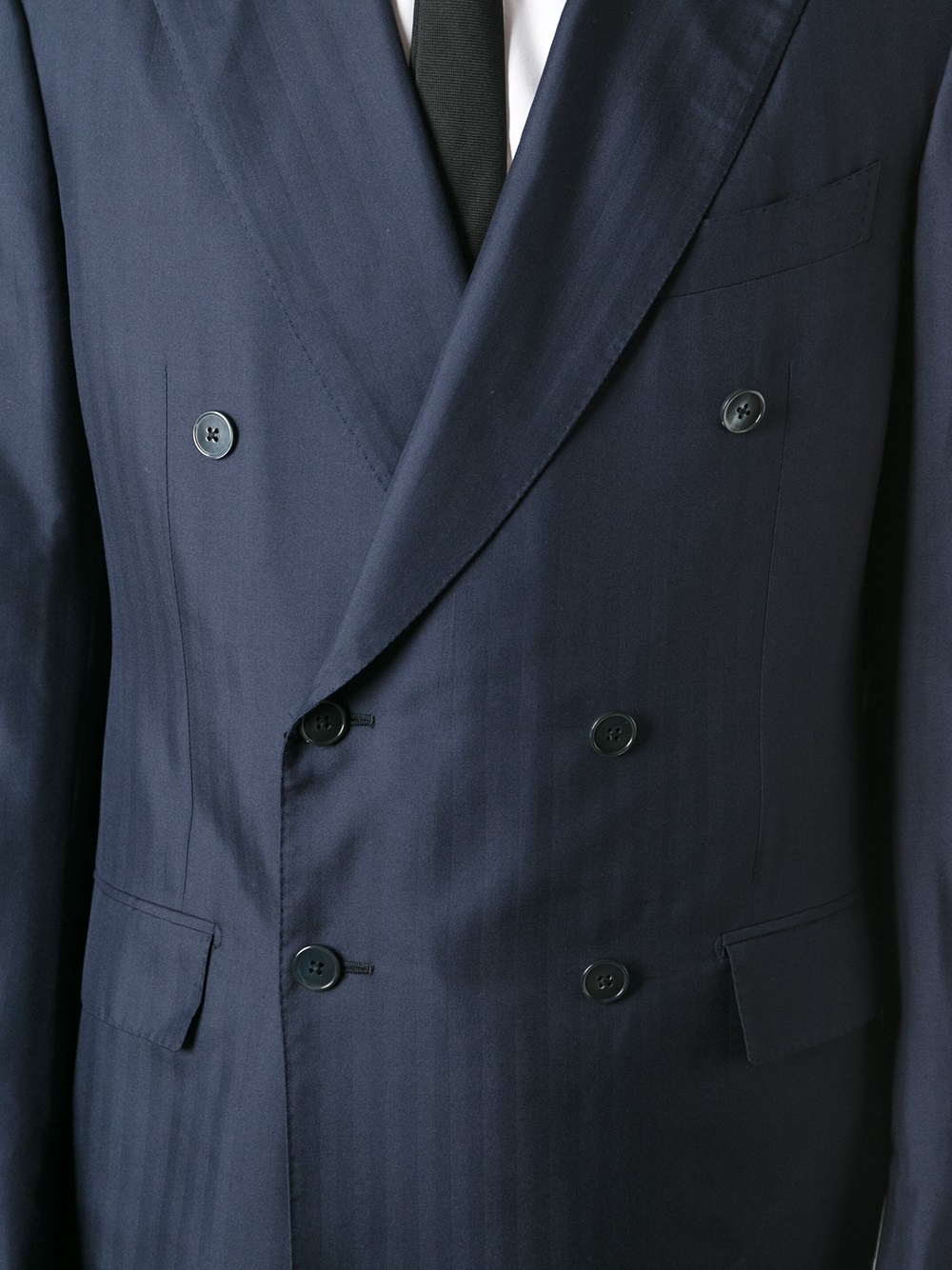 Ermenegildo zegna Double Breasted Suit in Blue for Men | Lyst