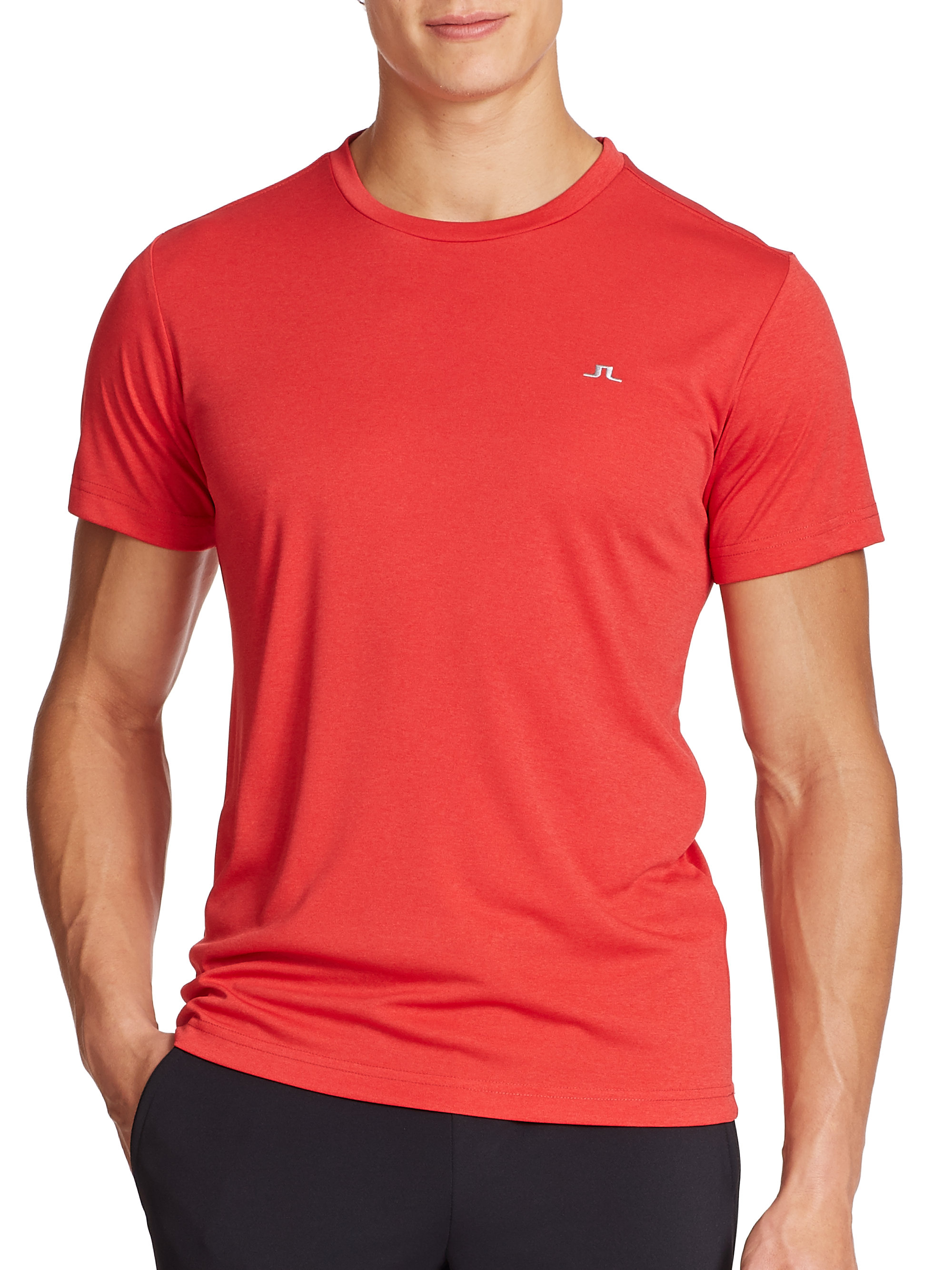 J. lindeberg golf Jersey Tee in Red for Men | Lyst